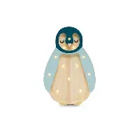 Bilde av Little Lights Baby Pingvin Mini Lampe Teal - Tilbehør og interiør