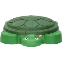 Bilde av Little Tikes Turtle Sandbox Folding med deksel (664526) Utendørs lek - Gå / Løbekøretøjer - Gå kjøretøy