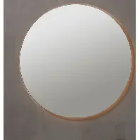 Bilde av Loevschall Herning speil med lys, Ø80 cm Baderom > Innredningen