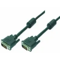 Bilde av LogiLink 5m DVI-D, 5 m, DVI-D, DVI-D, Sort, Hankjønn/hankjønn PC tilbehør - Kabler og adaptere - Videokabler og adaptere
