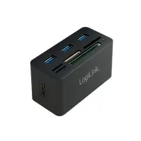 Bilde av LogiLink CR0042, USB 3.2 Gen 1 (3.1 Gen 1) Type-A, USB 2.0, USB 3.2 Gen 1 (3.1 Gen 1) Type-A, Compact Flash (CF), MS Duo, MS Micro (M2), MicroSD (TransFlash) ), 5000 Mbit/s, 1 m, 85 mm Foto og video - Foto- og videotilbehør - Kortlesere