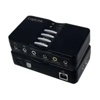 Bilde av LogiLink USB Sound Box Dolby 7.1 8-Channel, 7.1 kanaler, USB PC-Komponenter - Lydkort