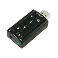 Bilde av LogiLink USB Soundcard with Virtual 7.1 Soundeffects - Lydkort - USB 2.0 PC-Komponenter - Lydkort
