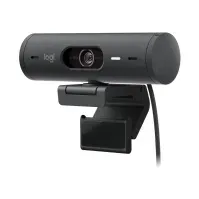 Bilde av Logitech BRIO 500 - Webkamera - farge - Full HD (1920 x 1080) - Innebygd mikrofon (Stereo) - USB-C - Grafitt PC tilbehør - Skjermer og Tilbehør - Webkamera
