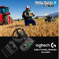 Bilde av Logitech - G Saitek Farming Simulator Controller + Farming Simulator 22 (PC) - Videospill og konsoller