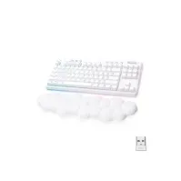 Bilde av Logitech G715 - Tastatur - tenkeyless - bagbelyst - Bluetooth, LIGHTSPEED - layout: Nordisk - tastkontakt: Tactile - hvid Gaming - Gaming mus og tastatur - Gaming Tastatur