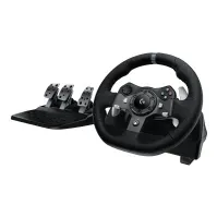 Bilde av Logitech G920 Driving Force - Rat og pedalsæt - kabling - for Microsoft Xbox One & PC Gaming - Styrespaker og håndkontroller - Ratt & Pedaler