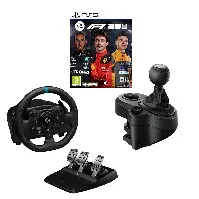 Bilde av Logitech - G923 Racing Wheel and Pedals for PS5, PS4 and PC - USB + Driving Force Shifter For G923, G29&G920 with F1 23 For PS5 - Videospill og konsoller