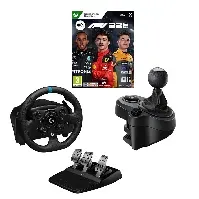 Bilde av Logitech - G923 Racing Wheel and Pedals for Xbox One and PC + Driving Force Shifter For G923, G29&G920 with F1 23 For Xbox - Videospill og konsoller