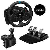 Bilde av Logitech - G923 Racing Wheel and Pedals&Driving Force Shifter for Xbox One and PC - Bundle - Videospill og konsoller