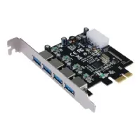 Bilde av Longshine LCS-6380-4 - USB-adapter - PCIe 2.0 - USB 3.0 x 4 PC tilbehør - Kontrollere - IO-kort