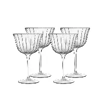 Bilde av Luigi Bormioli Bach Cocktailglass Retro 26cl 4 stk Hjem og hage - Kjøkken og spisestue - Servise og bestikk - Drikkeglass