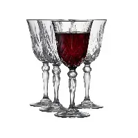 Bilde av Lyngby Glas - Crystal Clear Melodia Red Wine Glass 27 cl - Set of 4 (916098) - Hjemme og kjøkken