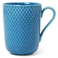 Bilde av Lyngby Porcelæn Rhombe Color krus med håndtak 33 cl, blå Krus