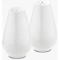 Bilde av Lyngby Porcelæn Porcelæn Rhombe Salt og pepper sett H7 hvit porselen 2 Salt - Peppersett