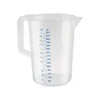 Bilde av Målekande 3 liter med hank Ø170xH235 mm Polypropylen,stk Kjøkkenutstyr - Kjøkkenredskaper - Målebeger