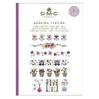 Bilde av Mønsterbok DMC Blomster Strikking, pynt, garn og strikkeoppskrifter