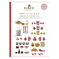 Bilde av Mønsterbok DMC Kjøkkenet Strikking, pynt, garn og strikkeoppskrifter