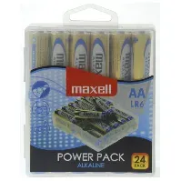 Bilde av MAXELL Maxell Batterier LR6/AA Alkaliske 24-pakk Batterier og ladere,Alkaliske batterier
