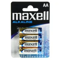 Bilde av MAXELL Maxell Batterier LR6/AA Alkaliske 4-pakk Batterier og ladere,Alkaliske batterier,Top Batteries