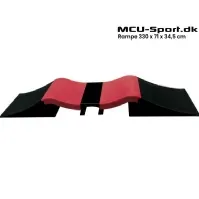Bilde av MCU-Sport Skate Double Wave Rampe sæt 330 x 71 x 34,5 cm Utendørs lek - Gå / Løbekøretøjer - Trikse ramper
