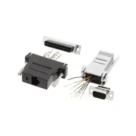 Bilde av MH Connectors DA25-PMJ8-K-RC D-SUB-adapter D-SUB-stik 25-pol. - RJ45-tilslutning 1 stk PC tilbehør - Kabler og adaptere - Adaptere