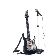 Bilde av MUSIC - Electric Guitar with Microphone&Stand (501073) - Leker