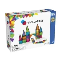 Bilde av Magna-Tiles Clear Colours 100 pcs Leker - Byggeleker - Magnetisk konstruksjon