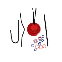 Bilde av Magnet halsbånd sett cherry Strikking, pynt, garn og strikkeoppskrifter