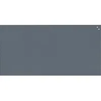 Bilde av Magnetisk NAGA Stænkplade 100x50 cm - glas med metal bagplade - Grå interiørdesign - Tavler og skjermer - Glasstavler
