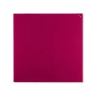 Bilde av Magnetisk NAGA glastavle 100x100 cm rød interiørdesign - Tavler og skjermer - Glasstavler