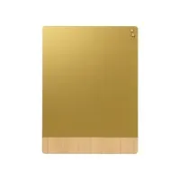 Bilde av Magnetisk NAGA glastavle 120x90 cm mat glas guld med egefiner interiørdesign - Tavler og skjermer - Glasstavler