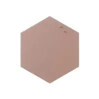 Bilde av Magnetisk NAGA glastavle hexagon 42 cm rosa interiørdesign - Tavler og skjermer - Glasstavler