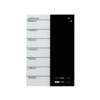 Bilde av Magnetisk NAGA glastavle ugeplanner 40x60 cm - dansk tekst interiørdesign - Tavler og skjermer - Glasstavler
