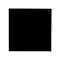 Bilde av Magnetisk glastavle 100 x 100 cm sort interiørdesign - Tavler og skjermer - Glasstavler