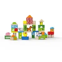 Bilde av Magni - Building bricks in sorter box - Animal farm ( 3907 ) - Leker