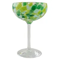 Bilde av Magnor Swirl champagneglass 22 cl, grønn Champagneglass