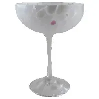 Bilde av Magnor Swirl champagneglass 22 cl, hvit Champagneglass