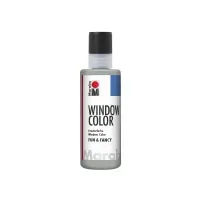 Bilde av Marabu Window Color, Sølv, Glassmaling, Væske, 80 ml, 1 stykker Sementmørtel