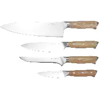 Bilde av Mareld Knivsett med 4 kniver i europeisk tradisjon Knivsett