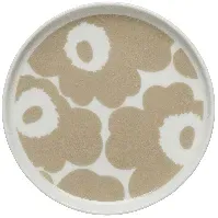 Bilde av Marimekko Unikko tallerken, 13,5 cm, hvit/beige Tallerken
