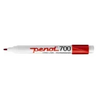 Bilde av Marker Penol 700 rød 1,5mm rund spids - (10 stk.) Skriveredskaper - Markør - Permanenttusj