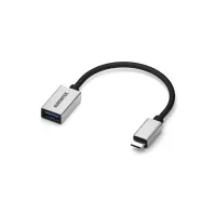 Bilde av Marmitek 08375, 0,15 m, USB C, USB A, USB 3.2 Gen 1 (3.1 Gen 1), 5000 Mbit/s, Sort, Sølv PC tilbehør - Kabler og adaptere - Adaptere