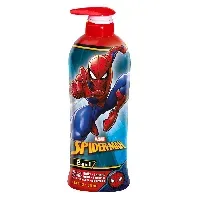 Bilde av Marvel Spiderman Bubblebath & Shampoo 2in1 1000ml Foreldre & barn - Badetid - Shampoo