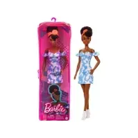 Bilde av Mattel Barbie fashionista in a blue dress Leker - Figurer og dukker - Mote dukker