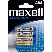 Bilde av Maxell AAA Alkaline Batterier - 4 stk. Hus &amp; hage > SmartHome &amp; elektronikk