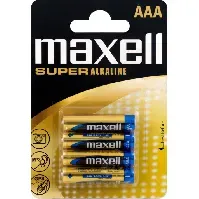 Bilde av Maxell AAA Alkaline Premium Batterier - 4 stk. Hus &amp; hage > SmartHome &amp; elektronikk
