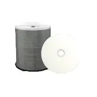 Bilde av MediaRange Professional Line - 100 x CD-R - 700 MB (80 min) 52x - hvit - blekkstråleskrivbar overflate, skrivbar innerring - spindel PC-Komponenter - Harddisk og lagring - Lagringsmedium