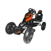 Bilde av MegaLeg Pedal Gokart Orange til børn 4-8 år Utendørs lek - Gå / Løbekøretøjer - Pedal kjøretøy