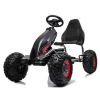Bilde av MegaLeg Power-XL Pedal Gokart til børn, sort Utendørs lek - Gå / Løbekøretøjer - Pedal kjøretøy